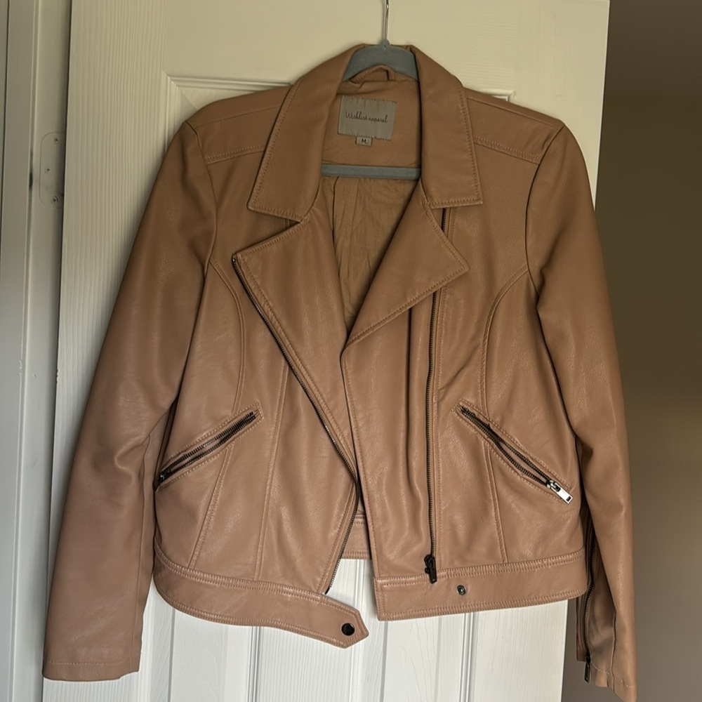Neutral “leather” jacket - Picture 2 of 5